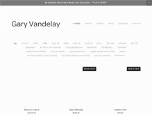 Tablet Screenshot of garyvandelay.com